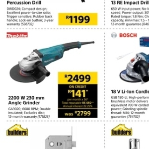 Angle grinder builders deals warehouse