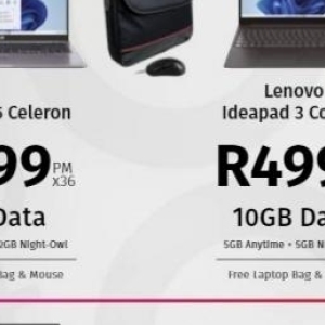 Laptops on sale at vodacom