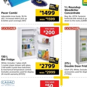 Fridge at Builders Warehouse