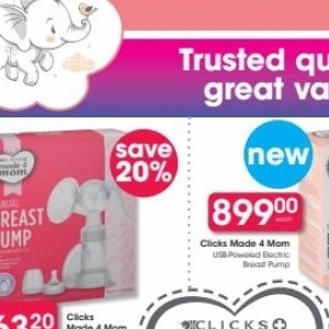 Breast pump at Clicks