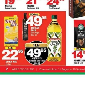 Olive oil at Choppies