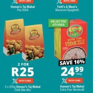 Vermicelli at Checkers