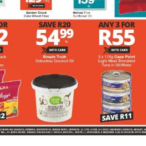 Coconut oil at Checkers