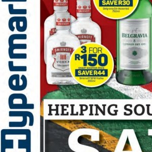 Vodka smirnoff  at Pick n Pay Hyper