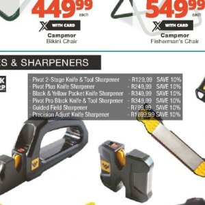 Knife sharpener at Checkers