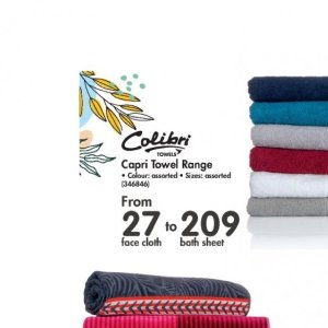 Towel deals at Makro valid to 01.10 Check at Allcatalogues .za