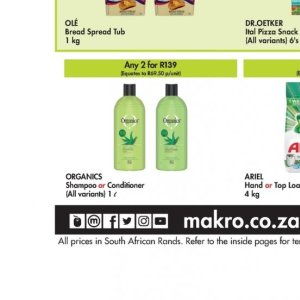 Shampoo at Makro