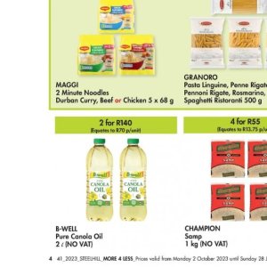 Noodles at Makro