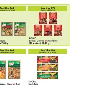 Sauces at Makro