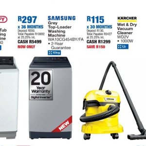 Washing machine at OK Furniture