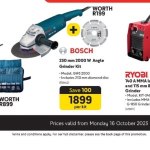 Bosch grinder deals makro