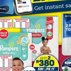 Pampers pants best sale pick n pay