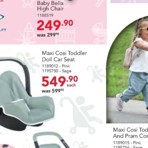Car seat at Toysrus