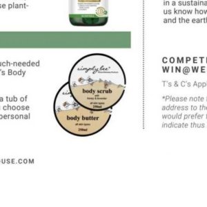 Body scrub at Wellness Warehouse