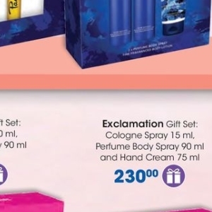 Body spray at Clicks
