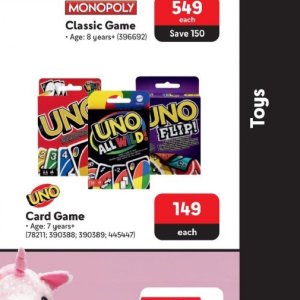 Toys at Makro