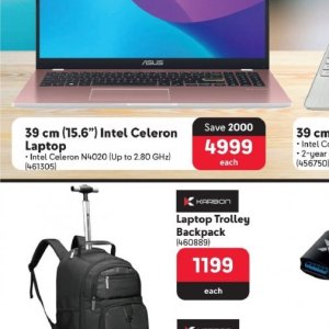 Laptop asus  at Makro