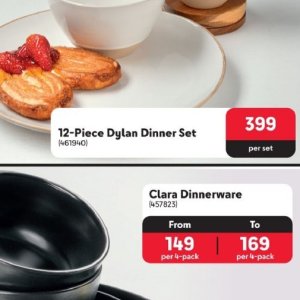 Dinner set at Makro