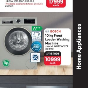 Washing machine at Makro