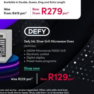 Microwave oven at Teljoy