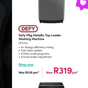 Washing machine at Teljoy