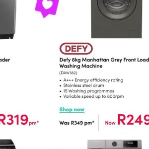 Washing machine at Teljoy