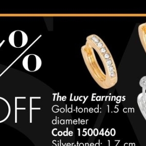 Earrings at Justine