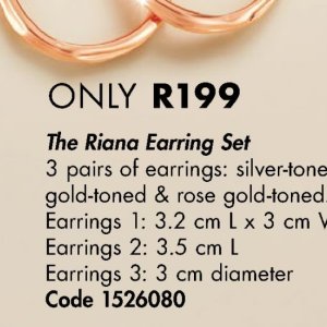 Earrings at Justine