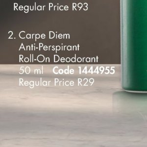 Deodorant at Justine