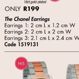 Earrings at Justine