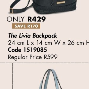 Backpack at Justine