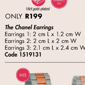 Earrings at Justine