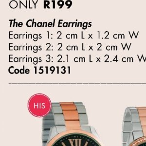 Earrings at Justine