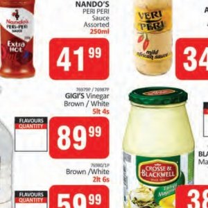 Vinegar at Kit Kat Cash&Carry