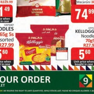 Noodles at Kit Kat Cash&Carry