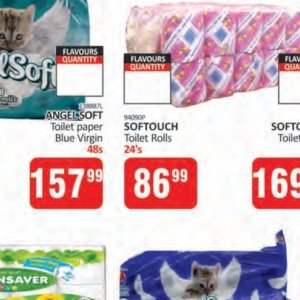 Toilet rolls at Kit Kat Cash&Carry
