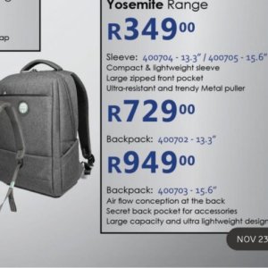 Backpack at Computer Mania
