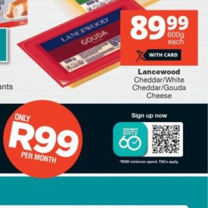 Cheddar at Checkers