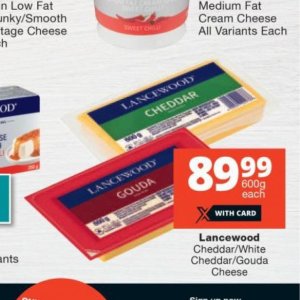 Cheddar at Checkers