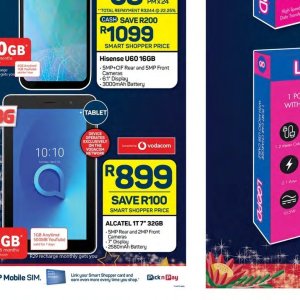 Tablet at Pick n Pay Hyper