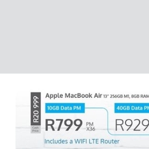 Laptop at Vodacom