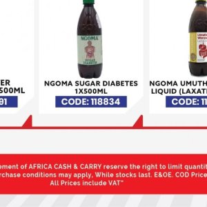 Sugar at Africa Cash and Carry