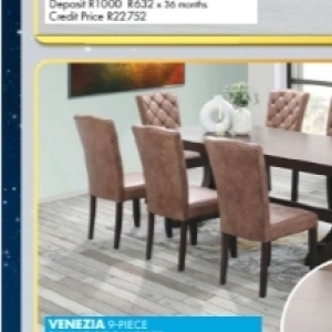 Dining room set at Beares
