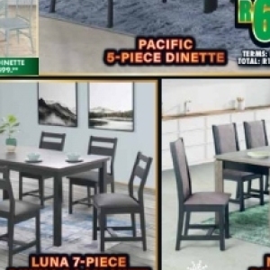Dining room set at Lewis