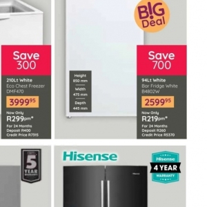 Fridge at Bradlows/Morkels