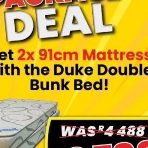 Bed at Furniture Liquidation Warehouse