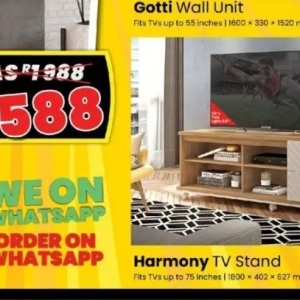 TV set at Furniture Liquidation Warehouse