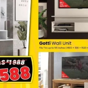 TV set at Furniture Liquidation Warehouse