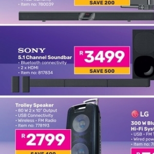 Speaker sony  at Game