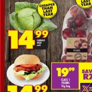 Cabbage at Shoprite